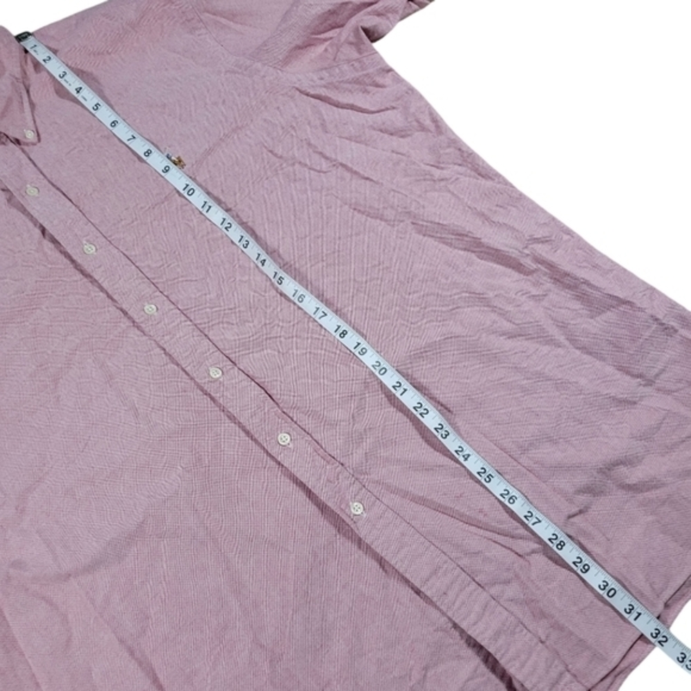 Ralph Lauren Button Down Shirt Mens XXL Pink Red Classic Fit Flesh Pony‎ Holiday - Picture 10 of 10